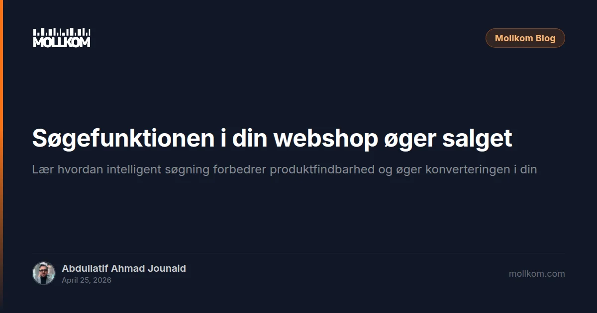 Søgefunktionen i din webshop øger salget