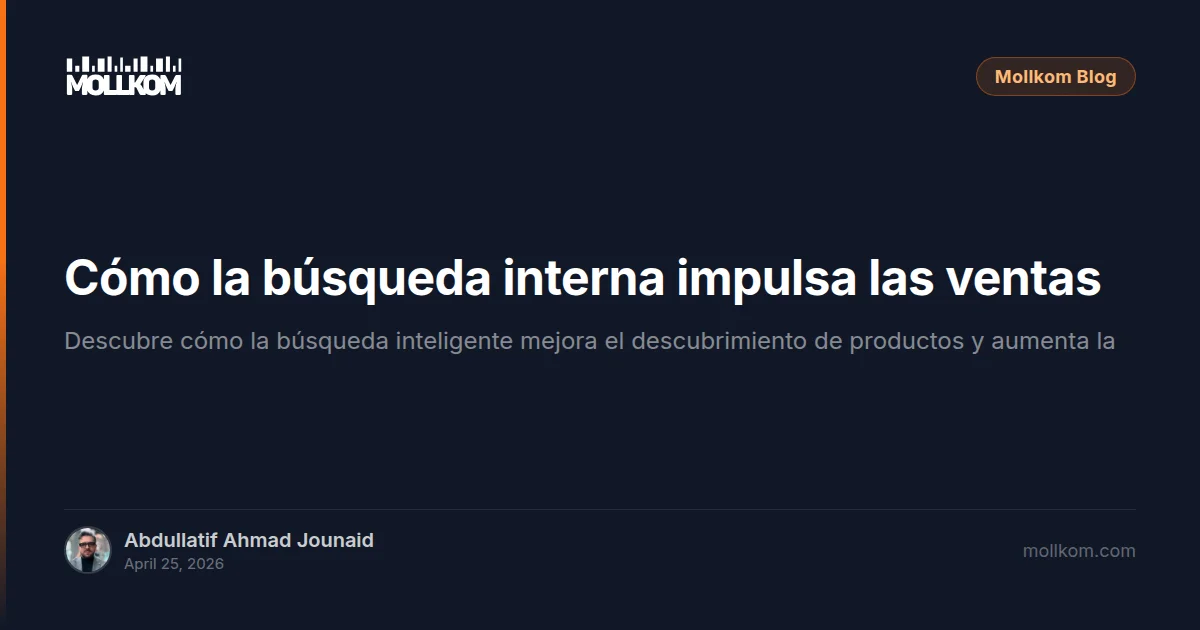 Cómo la búsqueda interna impulsa las ventas