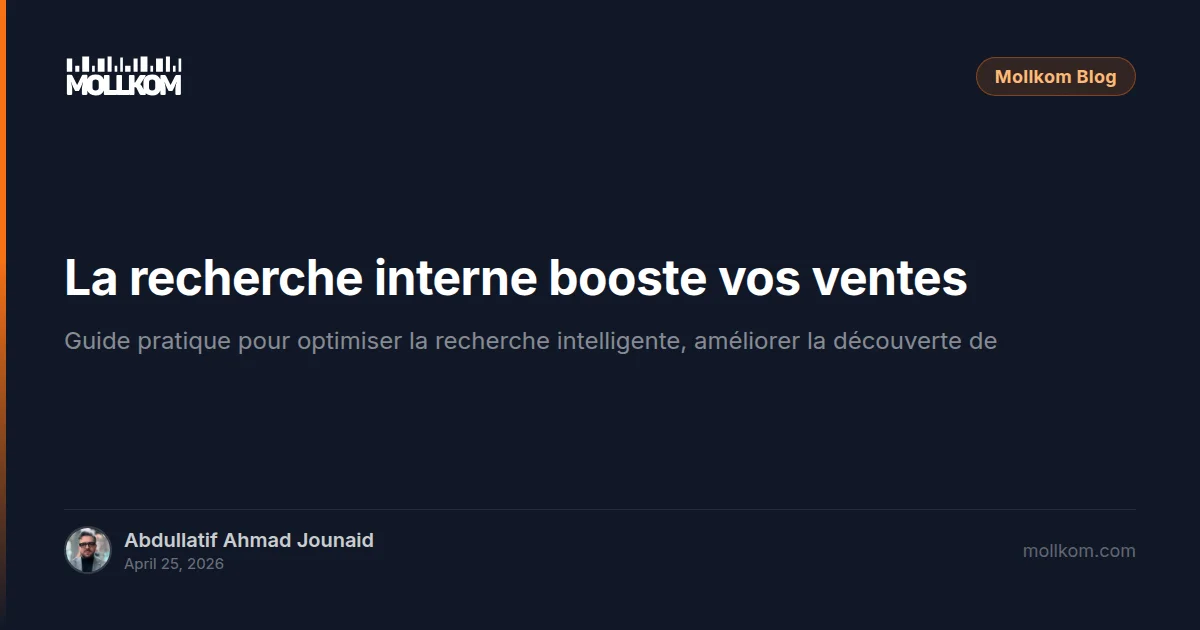 La recherche interne booste vos ventes