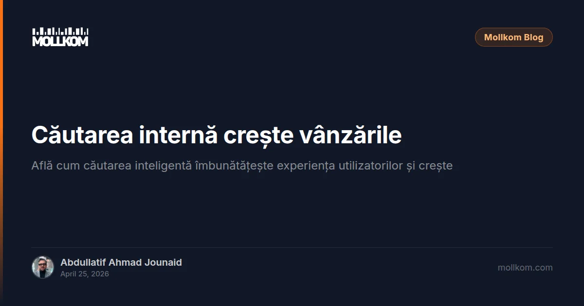 Căutarea internă crește vânzările