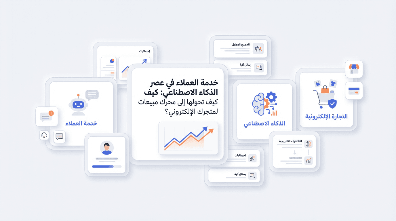 خدمة عملاء مدعومة بالذكاء الاصطناعي: محرك مبيعات متجرك الإلكتروني في السوق السعودي والخليجي