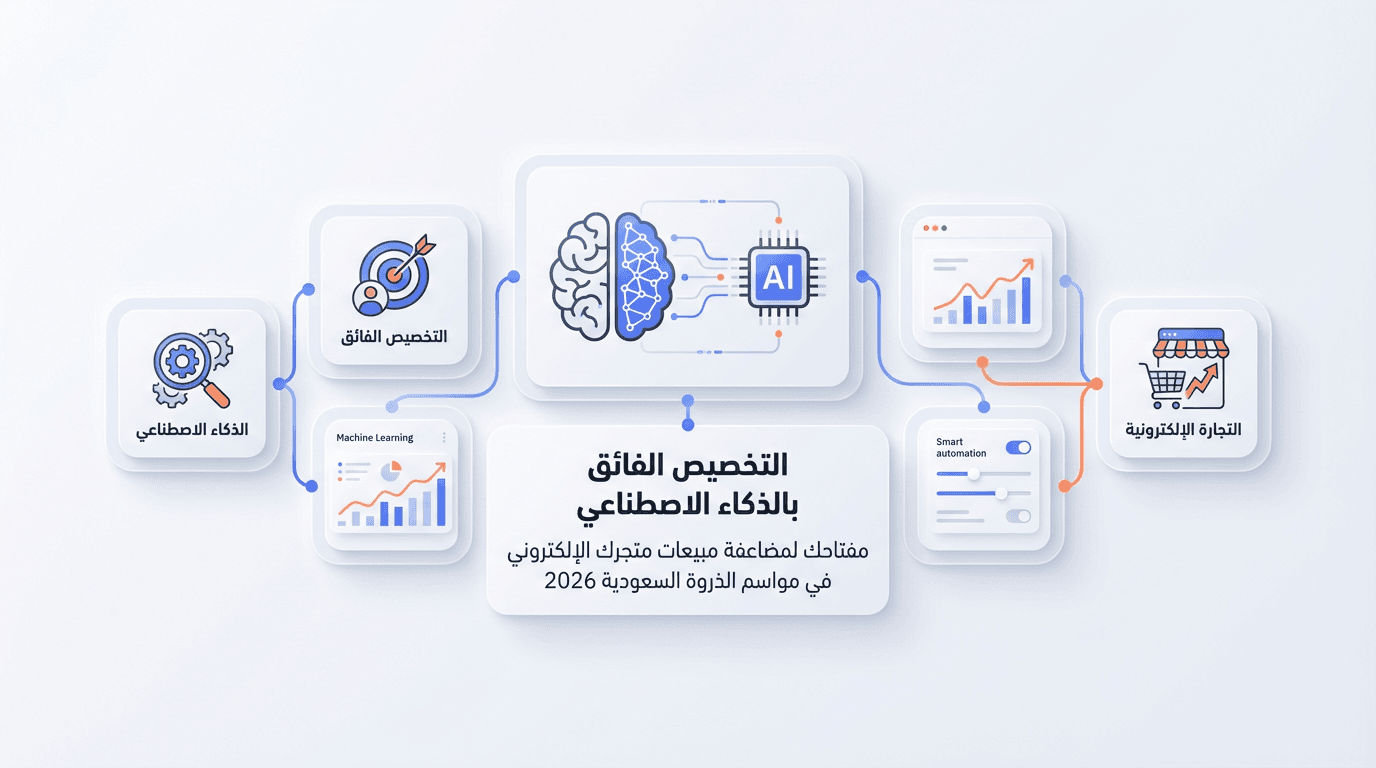 التخصيص الفائق بالذكاء الاصطناعي: مفتاحك لمضاعفة مبيعات متجرك الإلكتروني في مواسم الذروة السعودية 2026