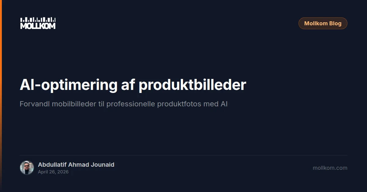 AI-optimering af produktbilleder