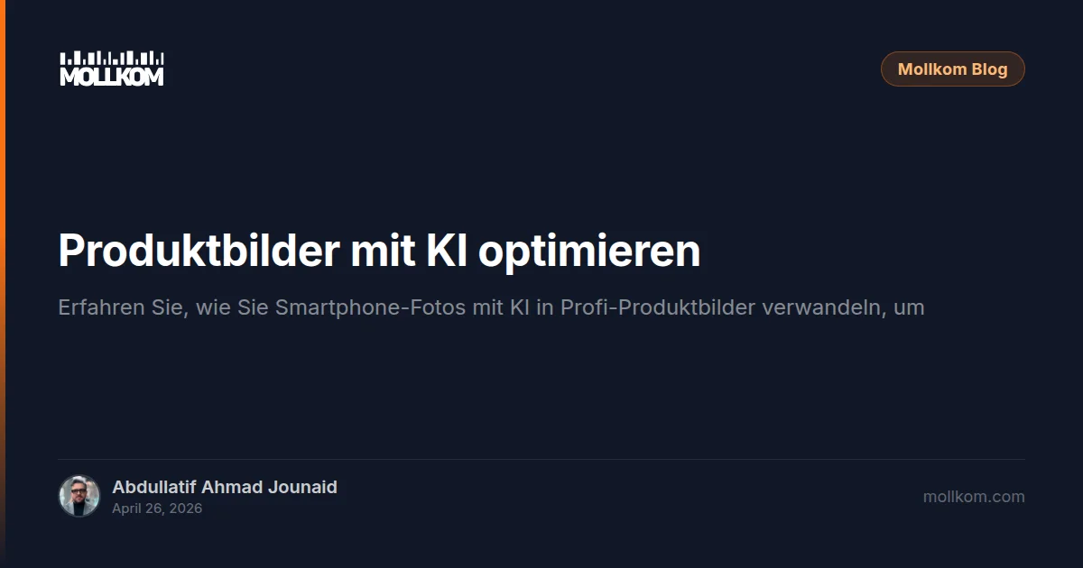 Produktbilder mit KI optimieren