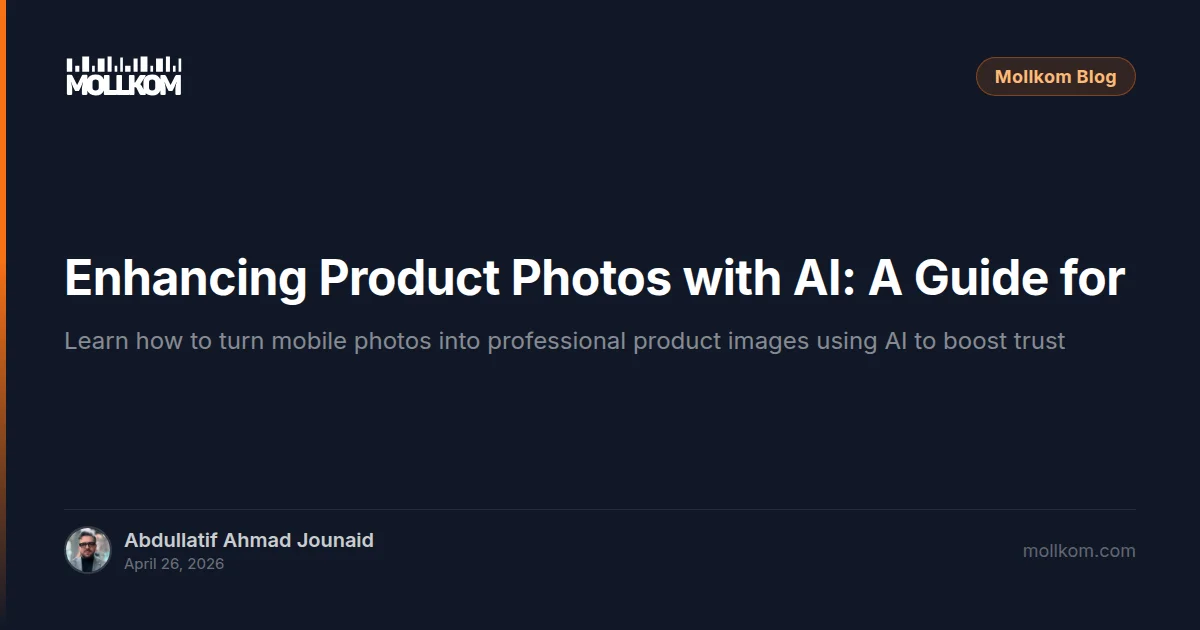 Enhancing Product Photos with AI: A Guide for Saudi Merchants