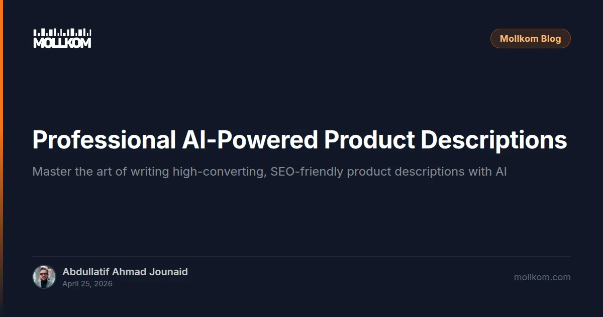 Professional AI-Powered Product Descriptions