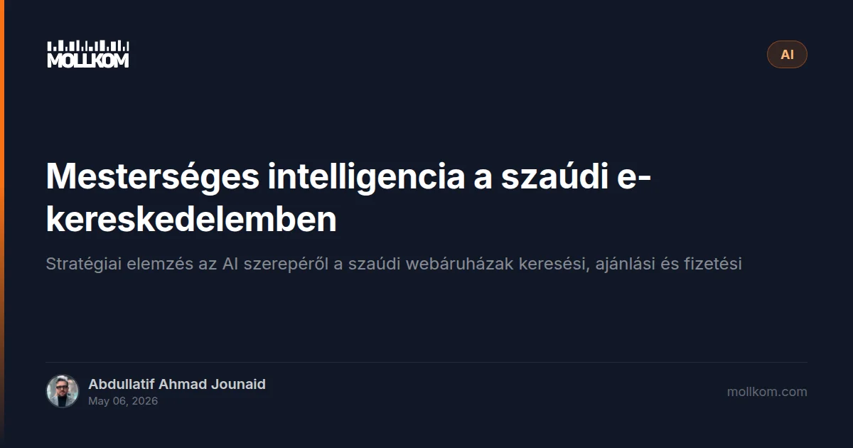 Mesterséges intelligencia a szaúdi e-kereskedelemben