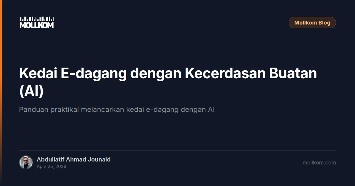 Kedai E-dagang dengan Kecerdasan Buatan (AI)