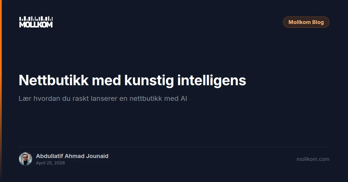Nettbutikk med kunstig intelligens