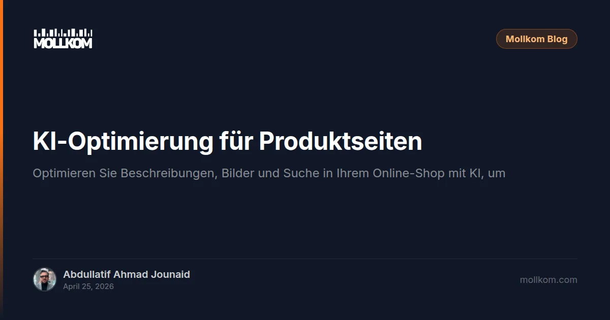 KI-Optimierung für Produktseiten