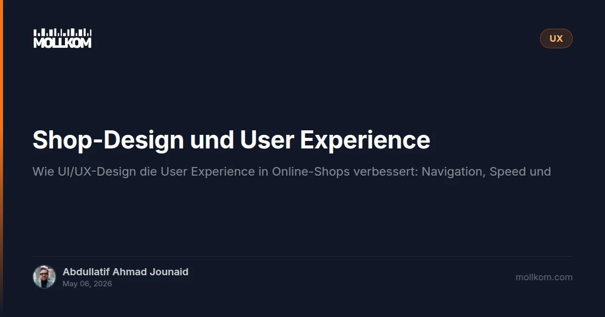Shop-Design und User Experience