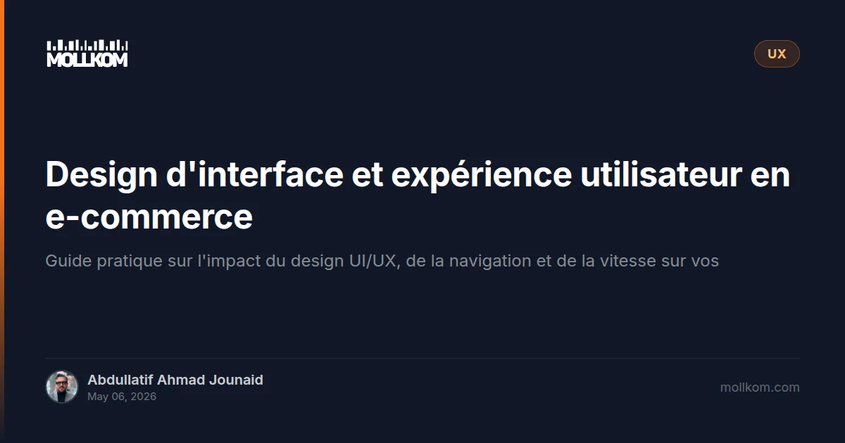 Design d'interface et expérience utilisateur en e-commerce