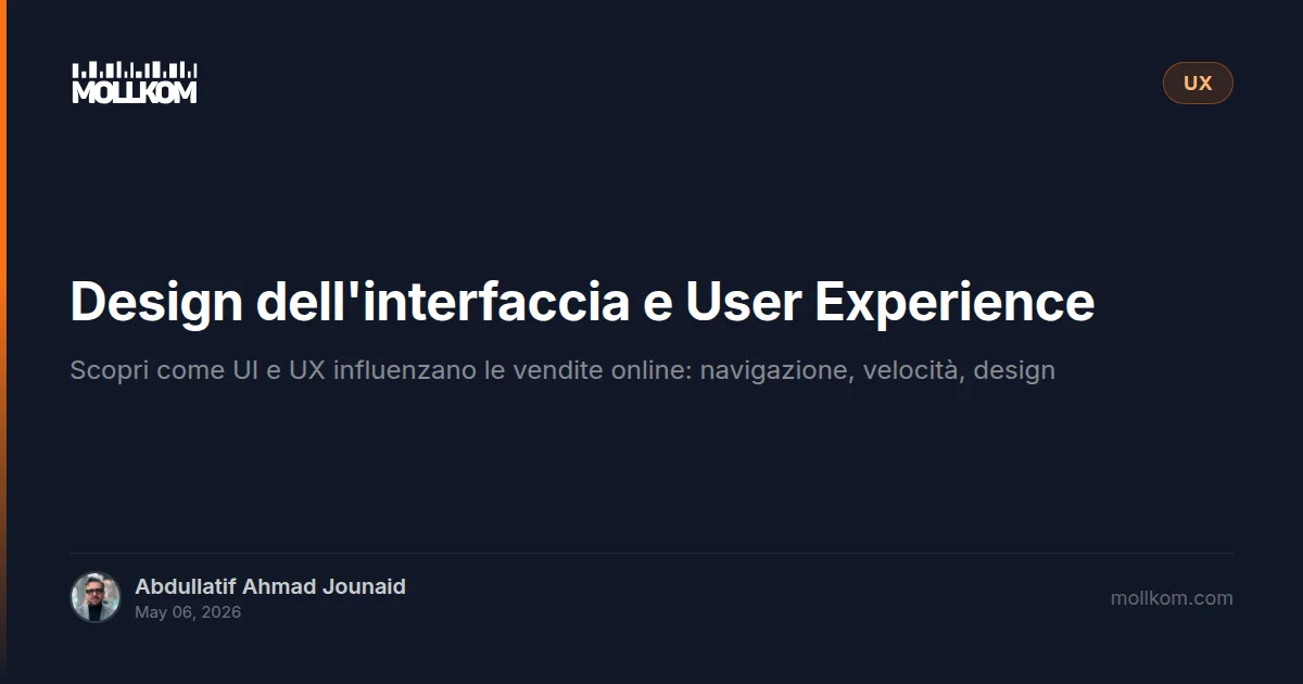 Design dell'interfaccia e User Experience