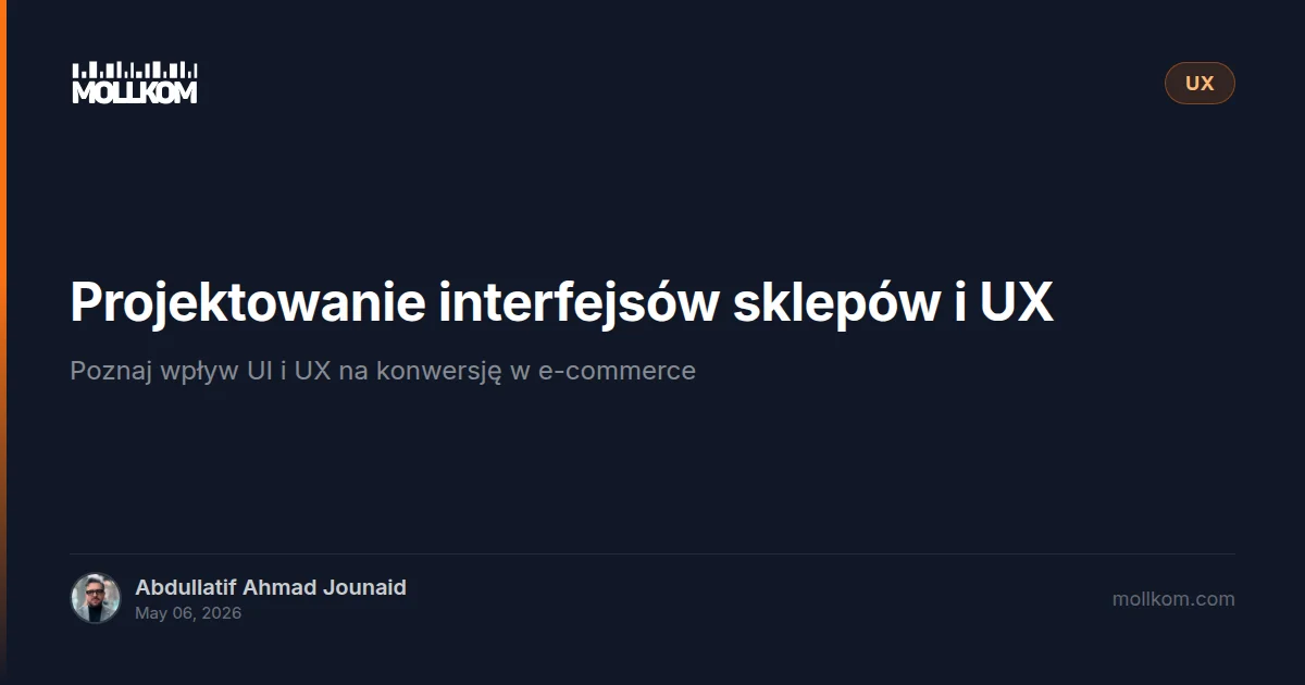 Projektowanie interfejsów sklepów i UX